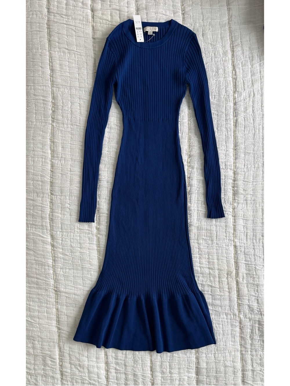 J. Crew Super-stretch Ruffle Sweater-dress - Picture 4 of 8